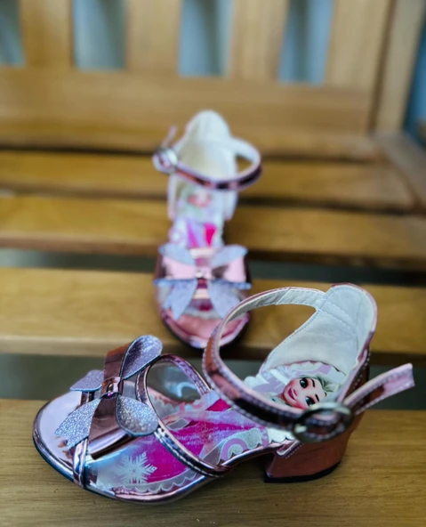 GALA fiyonklu iç tabanı baskılı çocuk topuklu ayk. - 8