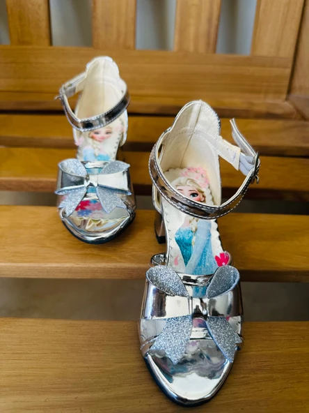 GALA fiyonklu iç tabanı baskılı çocuk topuklu ayk. - 4