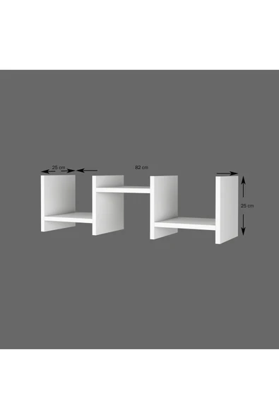 TUMBLERA TULİP Masa Üstü Raf Masa Tezgah Üstü Organizer Masa Düzenleyici Kitaplık - 3