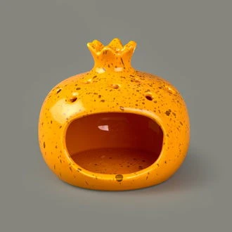 Deco Melograno Buhurdanlık - Turuncu - 10 cm