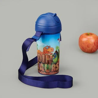 Cosmo Dinozor Figürlü 3D Tritan Matara - Renkli - 415 ml - Resim 2