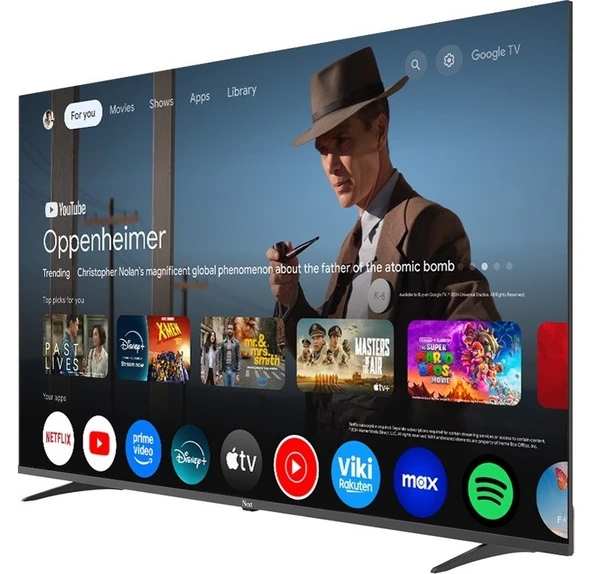 Next YE-50GFSG8-QLED 4K Ultra HD 50" 127 Ekran Uydu Alıcılı Google Smart QLED TV - 5