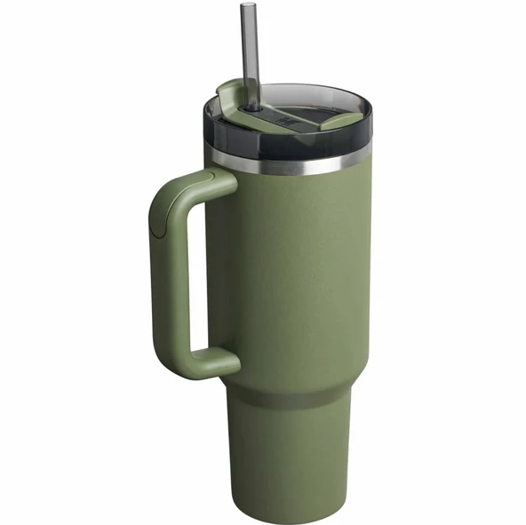 Stanley 10-11673-161 Quencher 1.18 Litre Pipetli Çelik Termos - Haki - 2