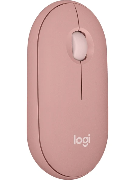 Logitech M350s Pebble 2 Bluetooth Kablosuz Sessiz Kompakt Mouse - Pembe - 1