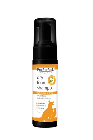PRO PERFECK KEDİ VE KÖPEK KÖPÜK ŞAMPUAN VANİLYA 200 ML - 2