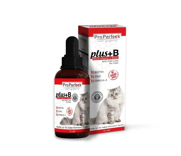 Pro Perfeck Plus B Kediler Için Tüy Sağlığı Damlası 50 ML - 2