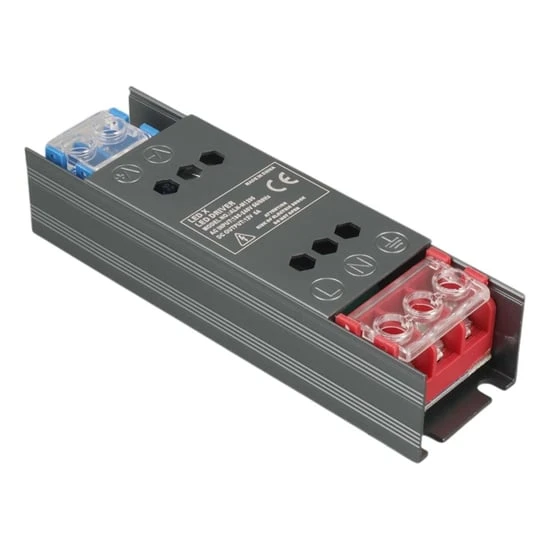 12 Volt 5 Amper 50x15x11mm Ultra Slim Metal Kasa Adaptör - 2