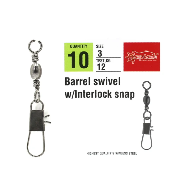 5021 CAPTAİN KİLİTLİ KLİPS BLACK NICKEL 10LU NO 7 ürün görseli 1