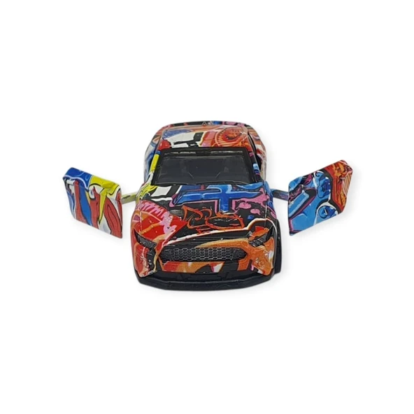 Çek Bırak Grafity Araba Metal -K174C1 - Kırmızı - Resim 3