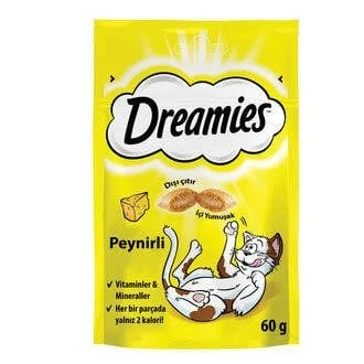 Dreamies İç Dolgulu Kedi Ödül Bisküvisi 60gr