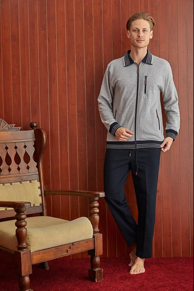 Kly 7213 Erkek Apaj Yaka Eşofman Takım - 2