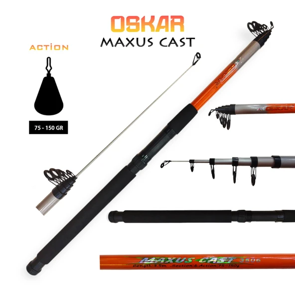 OSKAR MAXUS KAMIŞ 3.50MT 75-150GR ürün görseli 1