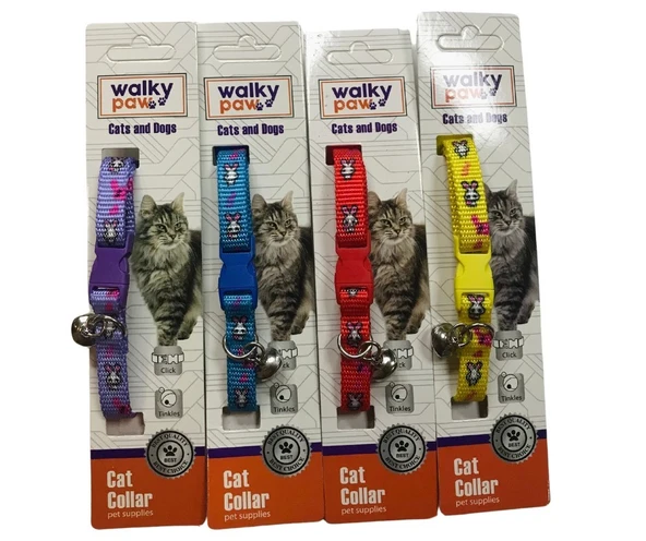WALKY PAW KEDİ KÖPEK TAVŞAN DESENLİ BOYUN TASMASI - Resim 2