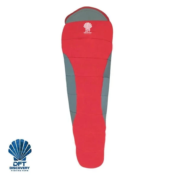 DFT Mumya 220x80x55cm Kırmızı -14,3° Uyku Tulumu ürün görseli 1