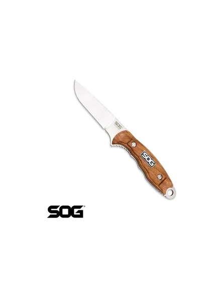 S. SOG HT022L Huntspoint Ahşap Saplı Avcı Bıçağı - Resim 2