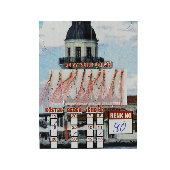 ÇAPARİ İSTAVRİT KOLAY AÇILIR 10 İĞNE RENK 90 ürün görseli 1