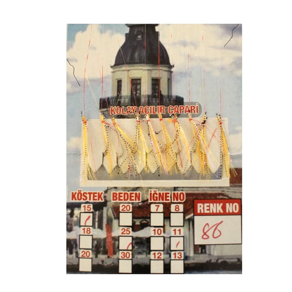 ÇAPARİ İSTAVRİT KOLAY AÇILIR 10 İĞNE RENK 86 ürün görseli 1