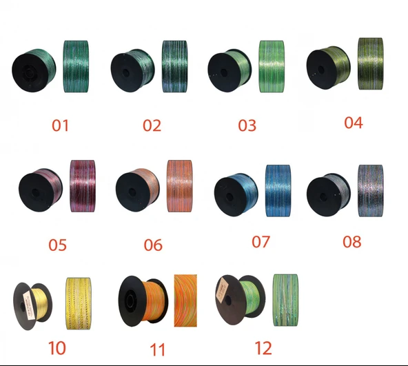 SİM ORGANZE MAKARADA 8KAT KOMBİN 400MT NO 12 - Resim 2