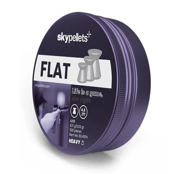 SKYPELLETS Flat Heavy 4,5mm 8,17 Gr H. SÇM 500