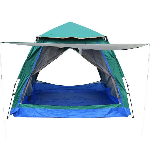 S. DFT 8 Kişilik Otomatik Çadır 3x3x2 m - Yeşil - Resim 2