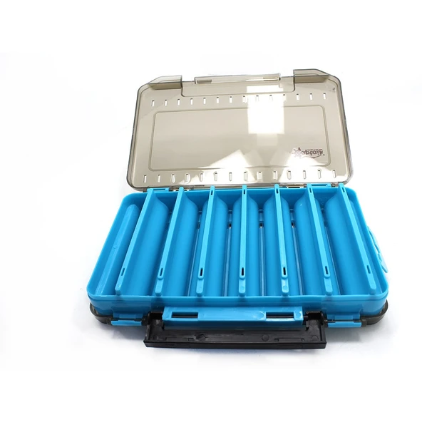 KUTU 7222 SUNİ BALIK İÇİN 14GÖZLÜ 19X11CM BLU