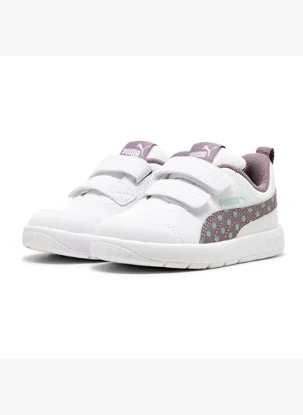 Puma 398759 06 Courtflex V3 Dotty V Unisex Çocuk Ayakkabı - Resim 3