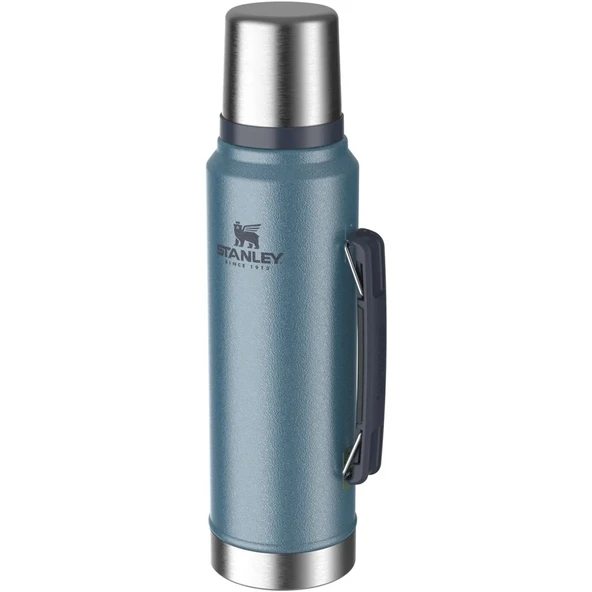 Stanley 10-08266-058 Klasik Vakumlu 1 Litre Çelik Termos - Koyu Mavi - 2