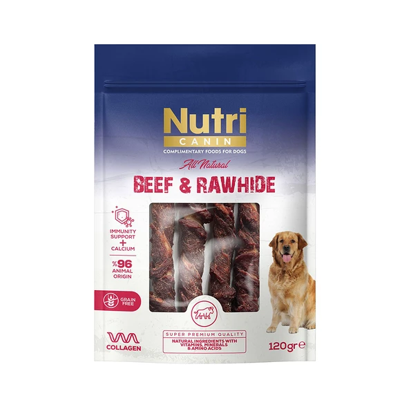 Nutri Canin Sığır Eti Sarılı Kemik (120 g)