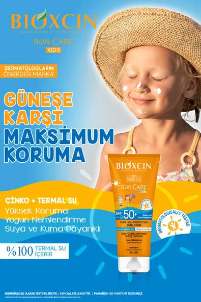 Bioxcin Sun Care Çok Çok Yüksek Korumalı Çocuk Güneş Kremi 50 Spf - % 100 Botanik Aktif 200 ml - Resim 5