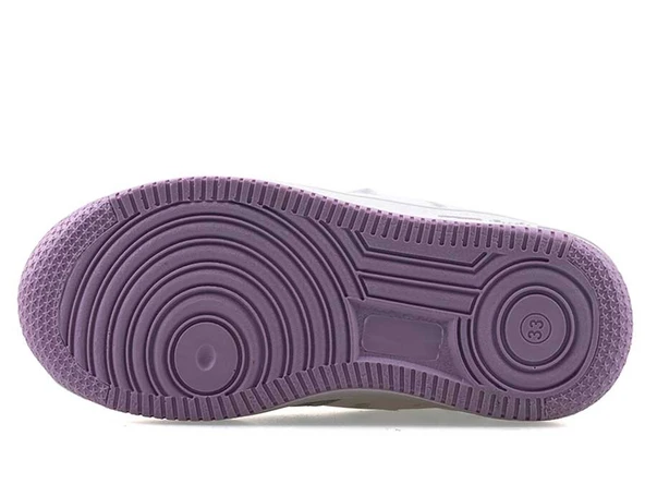 Lambırlent Cırtlı Bağcıklı Unisex Erkek Kız Çocuk Spor Ayakkabı Sneakers 033 - Resim 4