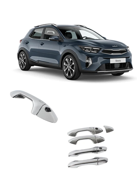 Kia Stonic 2017 ve Sonrası Kapı Kolu ABS Kromu OEM (Made in Korea) - 1