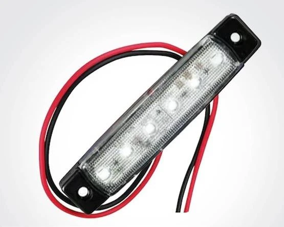 30 Adet Yan İşaret Lambası 6 Ledli Beyaz 24 Volt - 2