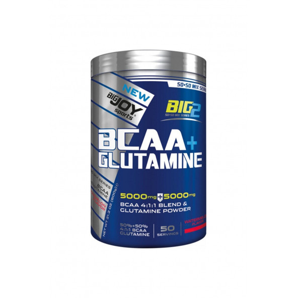 Bigjoy Big2 Bcaa + Glutamine 50 SERVİS 600 Gr Amino Acit Karpuz Aroma