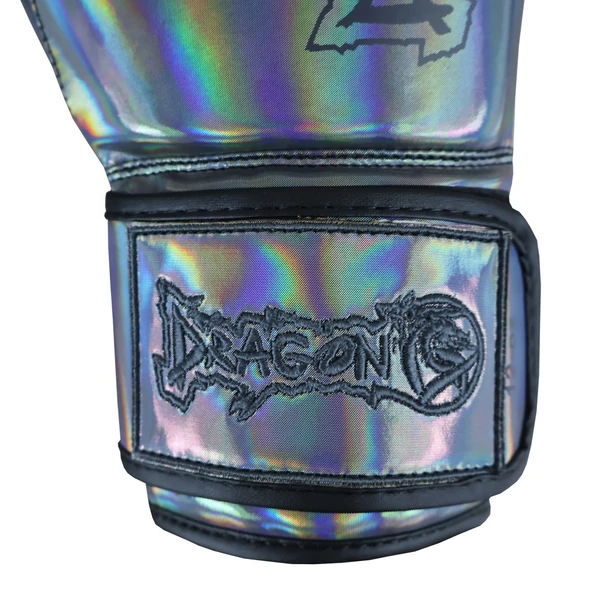 DragonDo 30134-P Glossy Boks Eldiveni Parlak Gri Kick Boks Muay Thai Eldiveni - 5