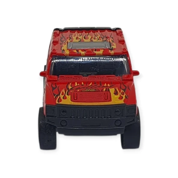 Çek Bırak Araba Metal -K137A7 - Kırmızı - Resim 3