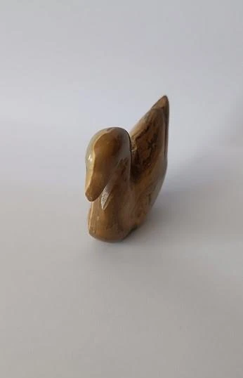 Ördek Oniks Taşı Biblo Mermer Onix Ev Ofis Dekor Masa Süsü - 4