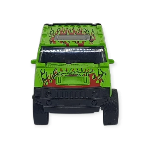 Çek Bırak Araba Metal -K137A7 - Yeşil - Resim 4