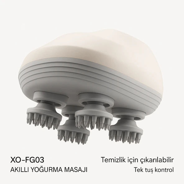 FG03 Kafa Masajı Elektrikli Silikon Kafa Derisi Masaj Aleti - 3