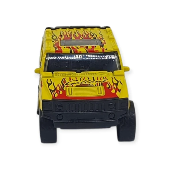 Çek Bırak Araba Metal -K137A7 - Sarı - Resim 4