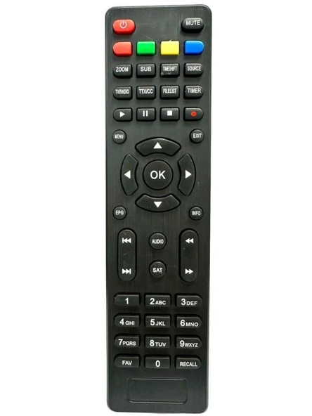 ROSE CRYSTAL Mini HD Uydu Kumanda - Logosuz - Resim 2