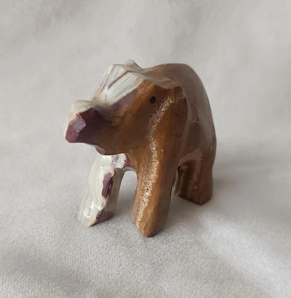 Fil Oniks Taşı Biblo Mermer Onix Ev Ofis Dekor Masa Süsü - Resim 2