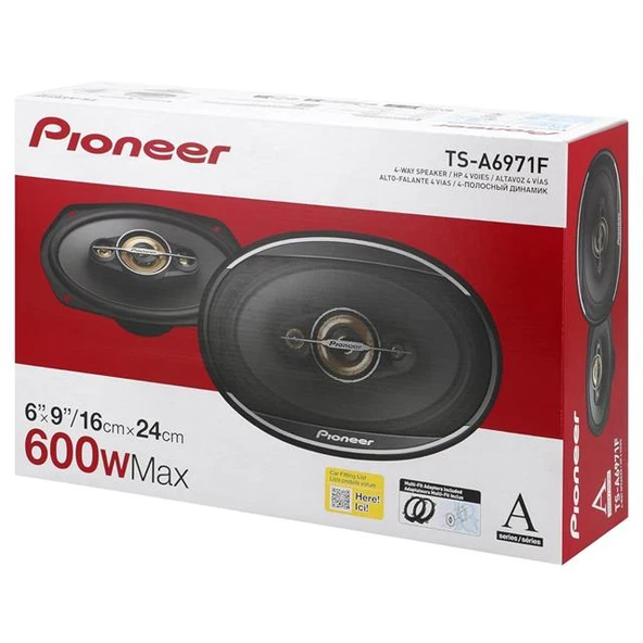 Pıoneer Ts-A6971F 600 Watt 6X9 Oval Oto Hoparlör (2Li Takım) - Resim 3