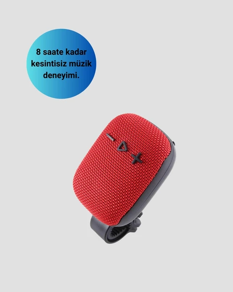Taşınabilir Bluetooth Hoparlör Suya Dayanıklı Kumaş Kaplama - Resim 4
