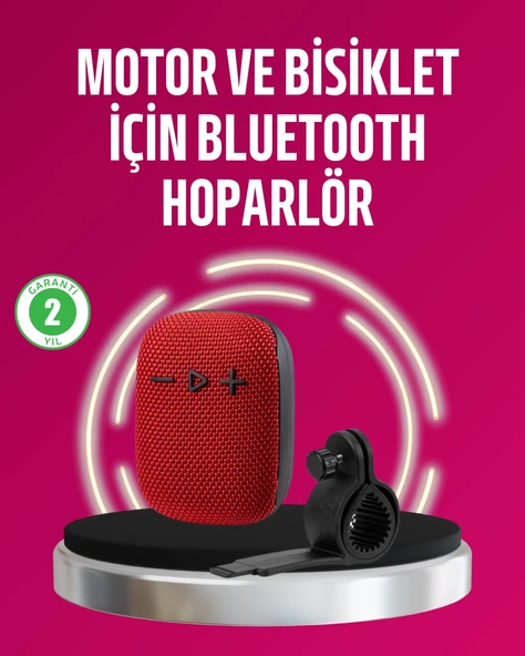 Taşınabilir Bluetooth Hoparlör Suya Dayanıklı Kumaş Kaplama ürün görseli