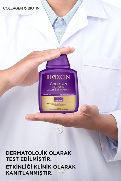 Bioxcin Collagen & Biotin Ekstra Hacim & Dolgunlaştırıcı Şampuan 300 Ml - 2 Li Avantaj Seti - Resim 2