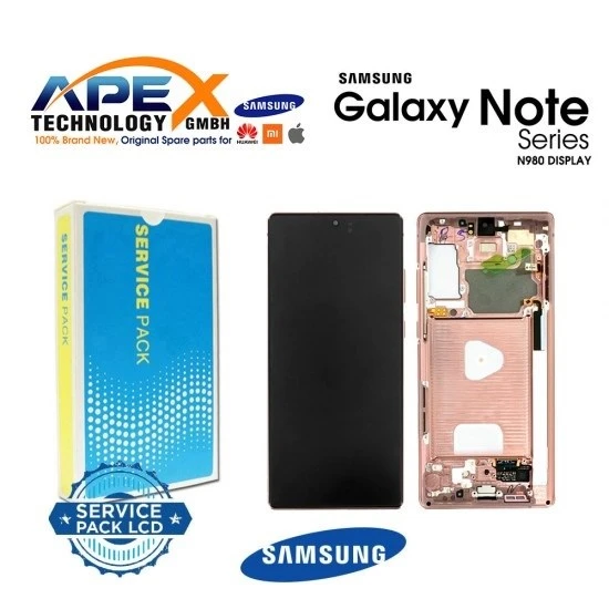 Samsung N980 Note 20 Lcd Ekran Kasalı 100 Kvk Servis Orjinal - 2