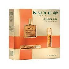 Nuxe Parlaklık Seti Kuru Yağ 50 ml + Pırıltılı Roll On 8 ml + Dudak Balı 10 ml
