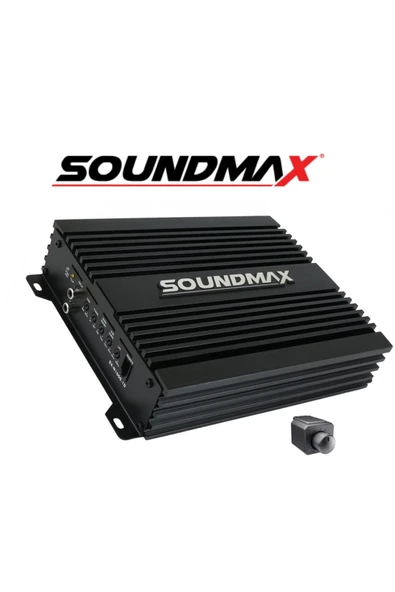 Soundmax Sx-N1000.1d Mono Amfi Bas Amfisi 1ohm 1000rms- 2 Ohm 600rms-4ohm 370rms-bas Kontrollü