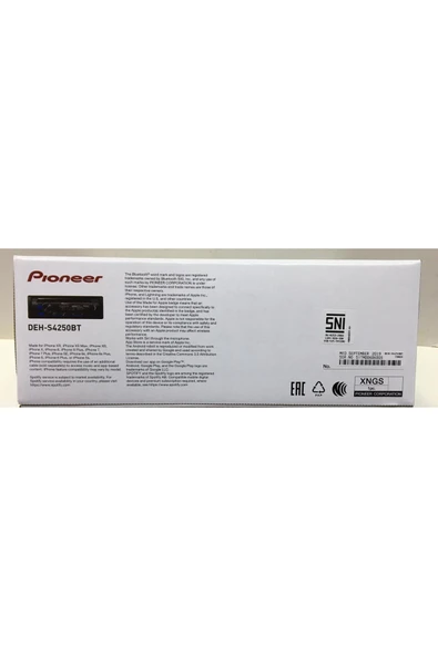 Pioneer DEH-S4250BT TEYP BLUETOOTH USB AUX ÇİFT AMFİ ÇIKIŞI FLAC - 6