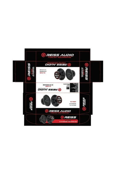 Reiss Rs-m8br Çifti 900wat-400w Rms En Iyisini Isteyenlere Apocalypse Tipi 20 Cm Oto Midrange Hoparlör - 5